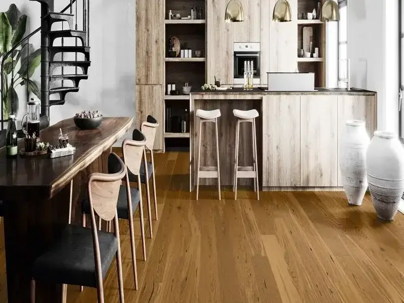 Трислоен паркет с етикет Natur — Barlinek Дъб Chestnut Grande